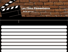 Tablet Screenshot of lesfilmselementaires.com